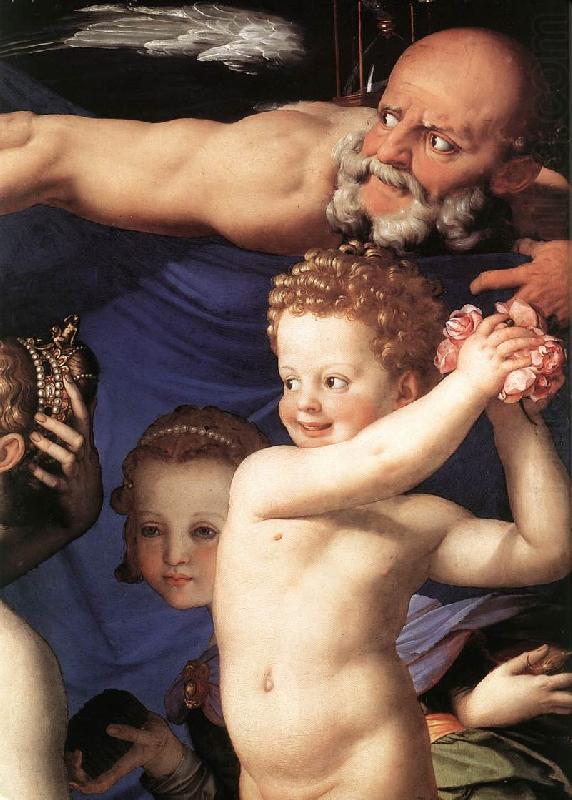 Venus, Cupide and the Time (detail) fdg, BRONZINO, Agnolo